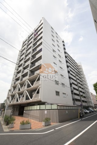 柿の木坂パレス外観７｜柿の木坂パレスは昭和47年築、13階建てのマンションです。耐震改修工事済です。