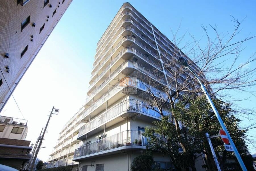洋伸東大島マンション外観5｜洋伸東大島マンションは昭和57年築、11階建てのマンションです。