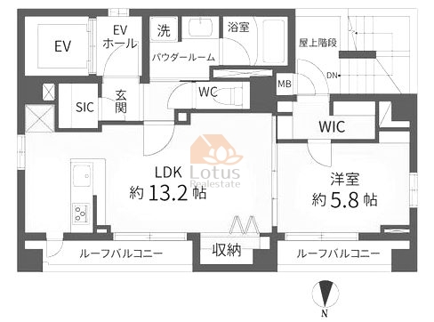 アルテシモテソロ1001間取図