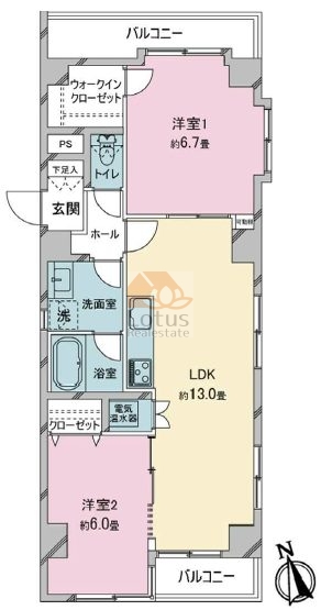 ストーク東神田301間取図