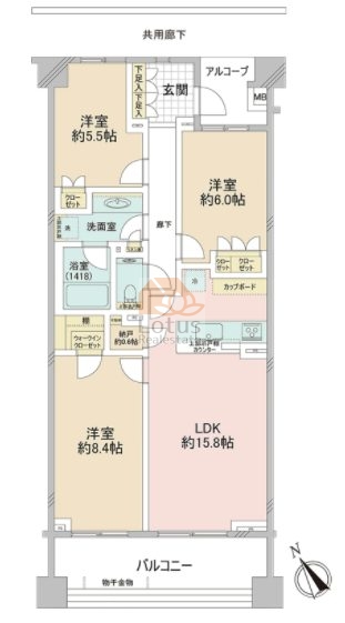 パークハウス砧レジデンス間取図