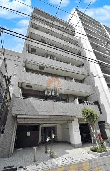 ゼファー月島外観１｜ゼファー月島は平成２２年築、8階建てのマンションです。