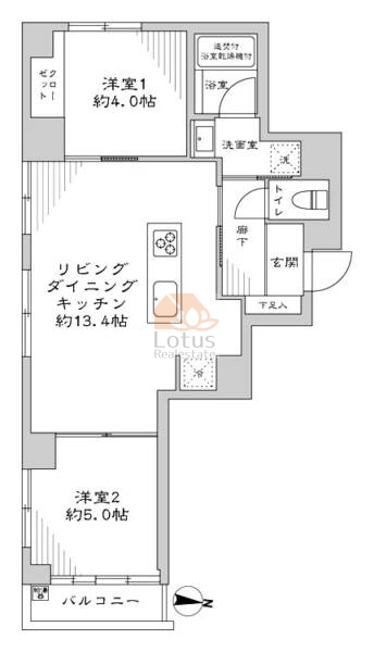 東久パレス神宮303間取図