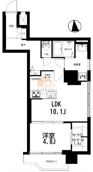 藤和仲御徒町コープ302間取図