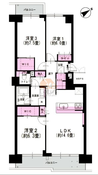 シティコープ清新510間取図