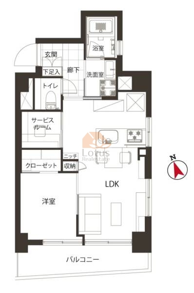 ワールドパレス東日暮里302間取図