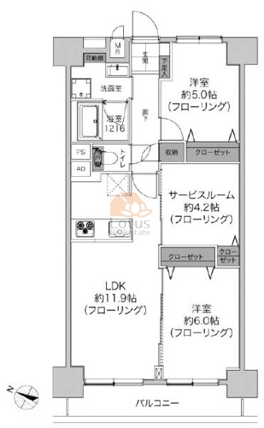 イトーピア東陽町マンション118間取図