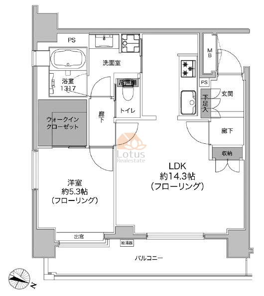 ファミール西麻布ベルファース602間取図