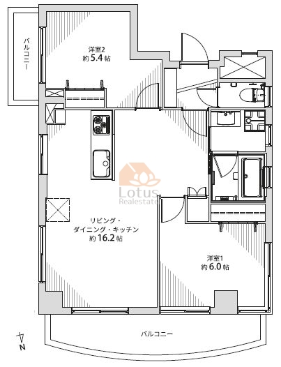 エルフォート篠崎506間取図