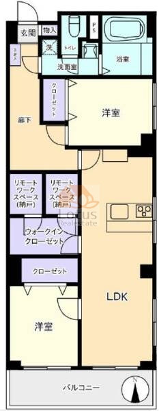 椎名町マンション403間取図