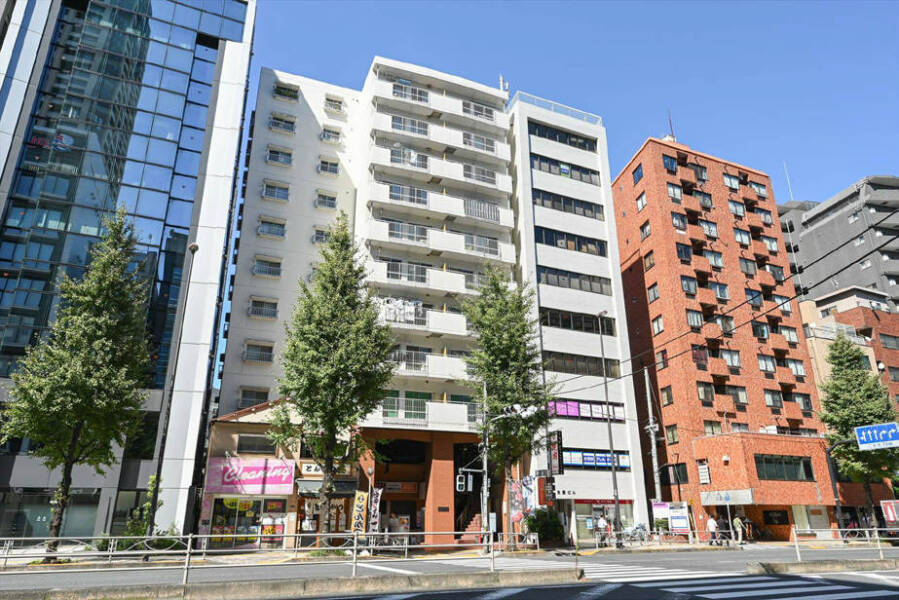 三田ハイデンス外観２｜三田ハイデンスは、昭和55年築、12階建てのマンションです。