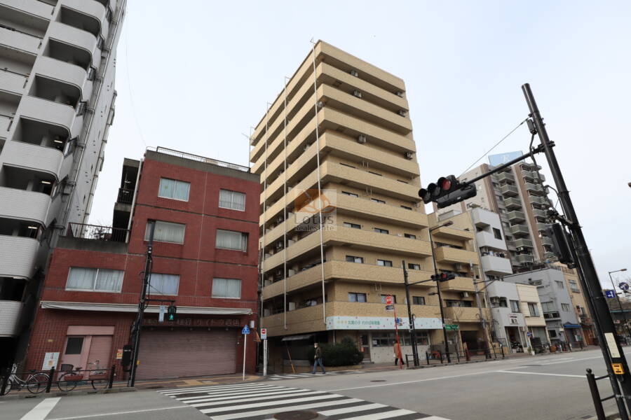 ライオンズマンション南千住外観1｜ライオンズマンション南千住は昭和62年築、11階建てのマンションです。