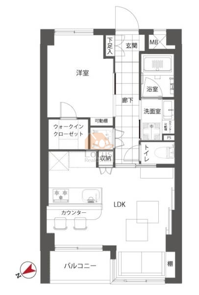 パレ二子玉川402間取図