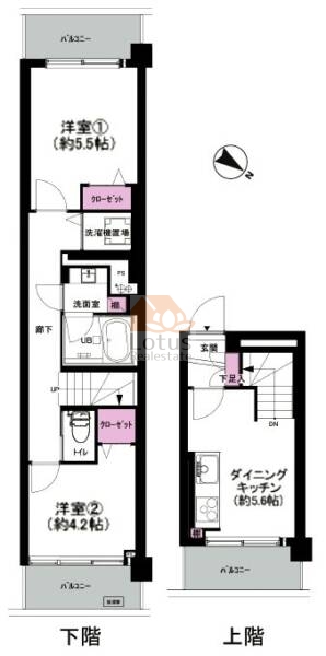 渋谷本町マンション74間取図