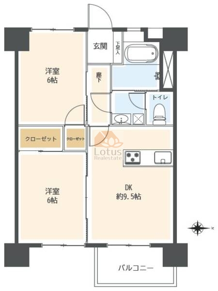 北砂四丁目住宅1329間取図