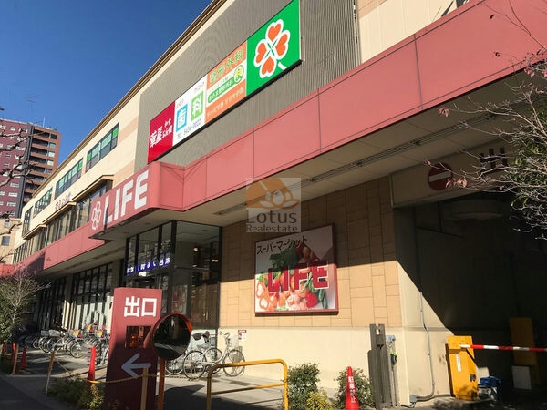 ライフ大崎百反通店2｜徒歩1分に「ライフ大崎百反通店」があります。