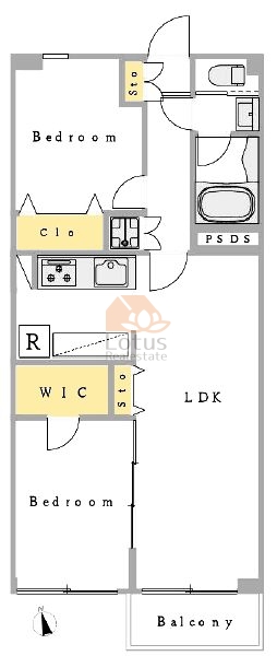 リレント早稲田215間取図