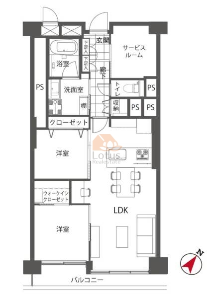 グリーンヒル小石川805間取図