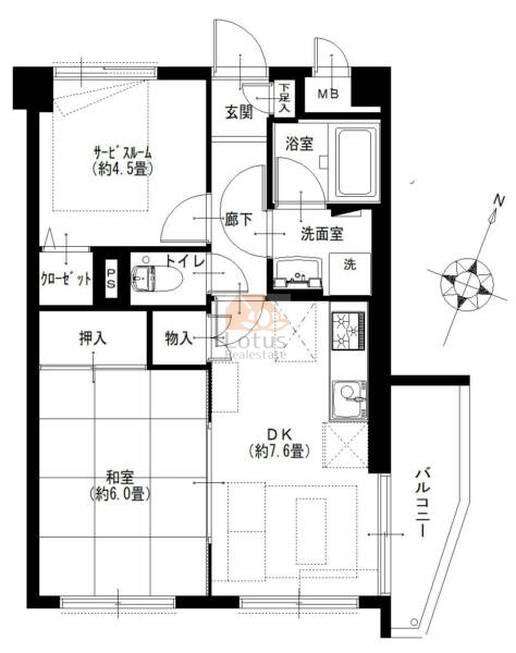 エンゼルハイム神明101間取図