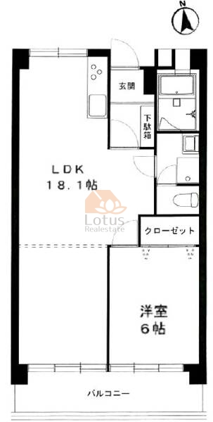 桑川町住宅916間取図