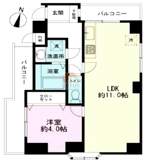 サンテミリオン池袋301間取図