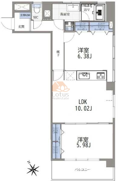 メゾン根岸207間取図