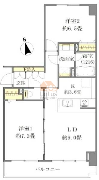 リーラ文京本駒込602間取図