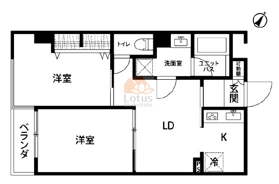 ノワール荻窪2階間取図