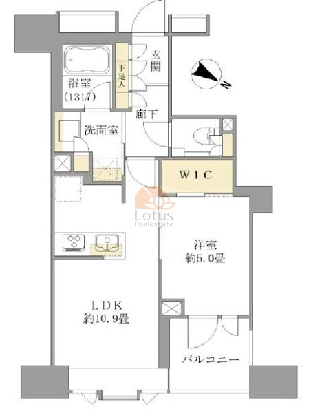 パークホームズ日本橋水天宮前402間取図