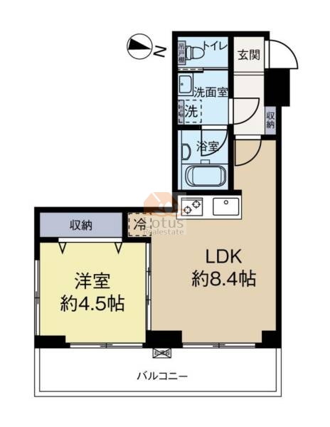 ハイツ目白302間取図