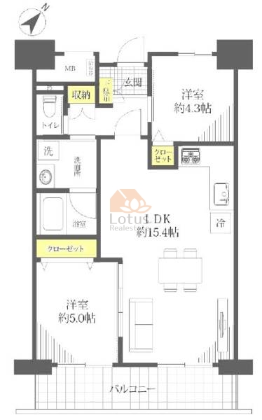 三田ナショナルコート320間取図