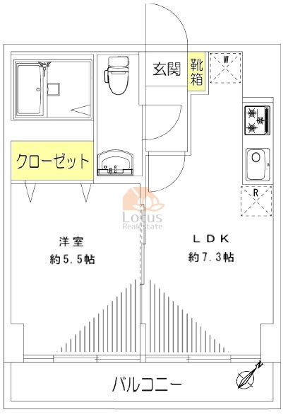 石神井マンション303間取図