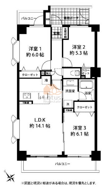 ダイアパレス西葛西201間取図