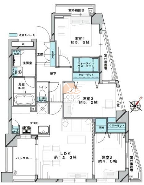 セザール瑞江204間取図