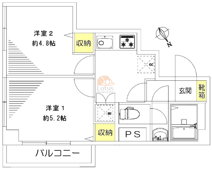 ハイツ西巣鴨803間取図