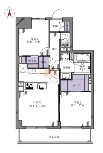 藤和シティコープ錦糸町２403間取図