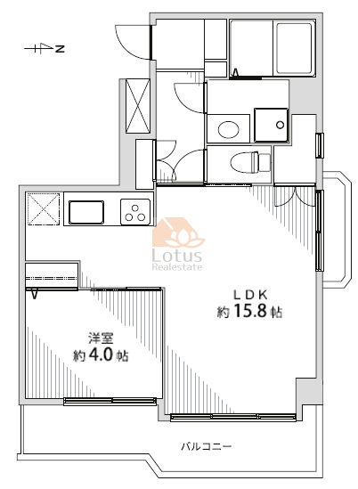 セブンスターマンション南烏山601間取図