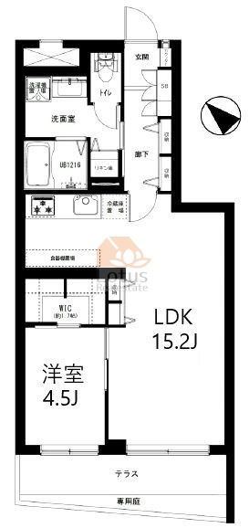 パークハイム白山102間取図