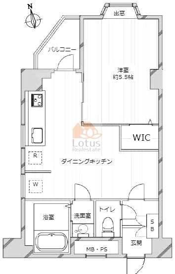 ライオンズマンション西荻南502間取図