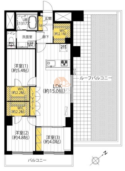 ニューライフ西早稲田1108間取図