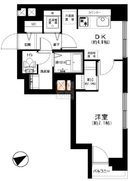 第２高円寺ダイヤモンドマンション409間取図