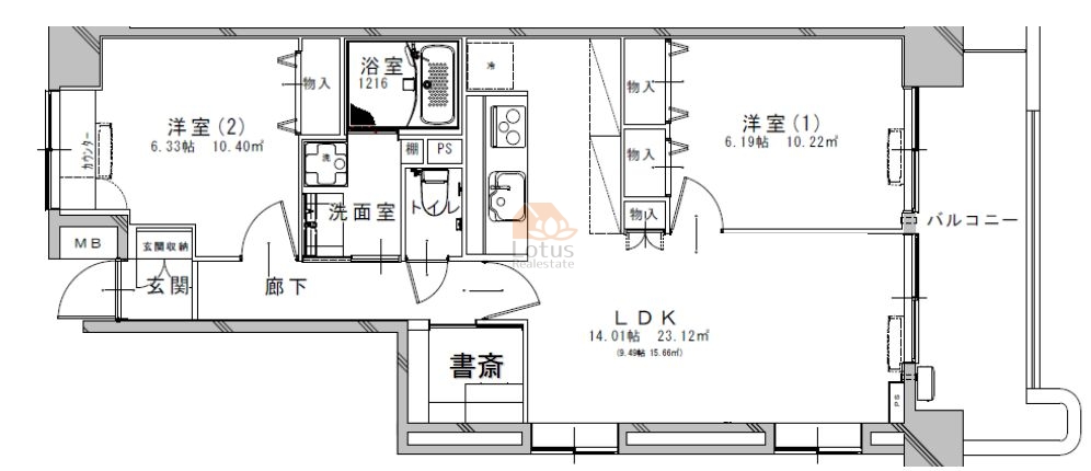 プリメール柳島931間取図