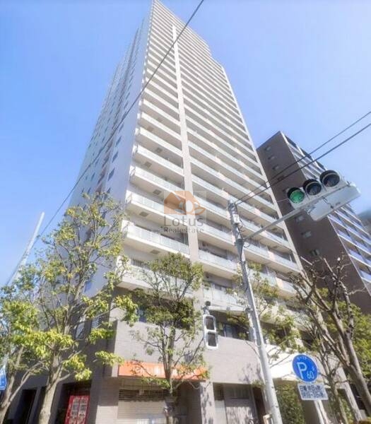 日暮里アインスタワー外観２｜日暮里アインスタワーは平成17年築、28階建てのタワーマンションです。