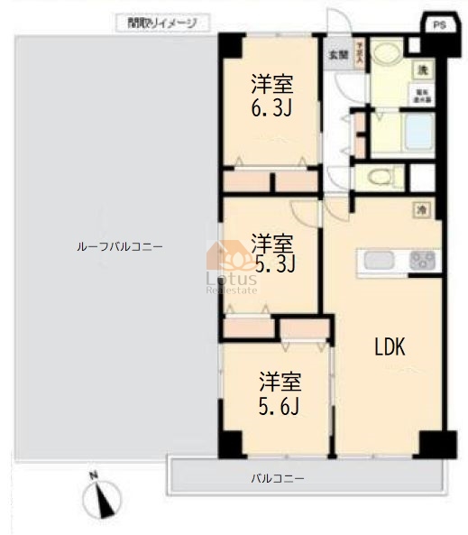 メゾン葛西7階間取図