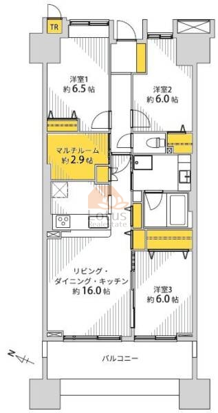 トキアス606間取図