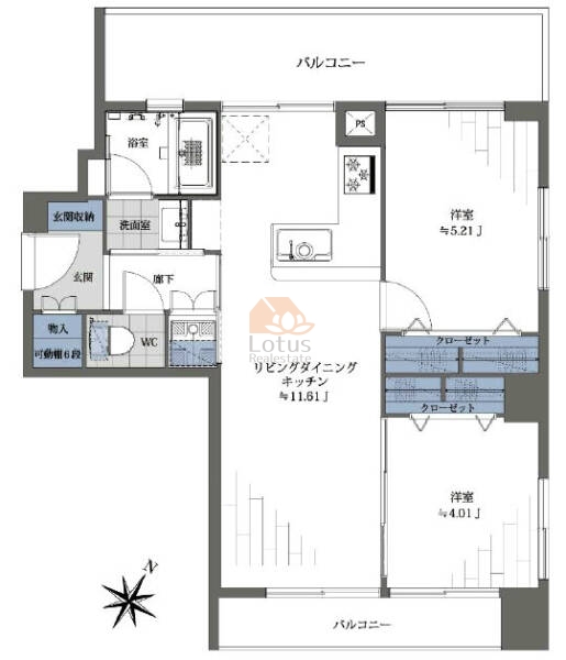 ワールドパレス第３武蔵小山501間取図