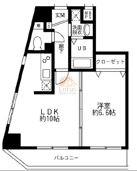 ステージファースト鷺宮201間取図