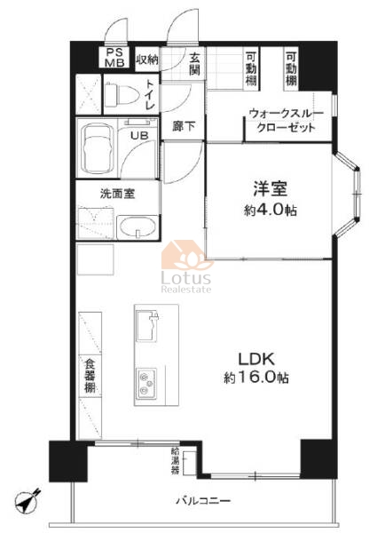 ヴェルドミール西巣鴨202間取図