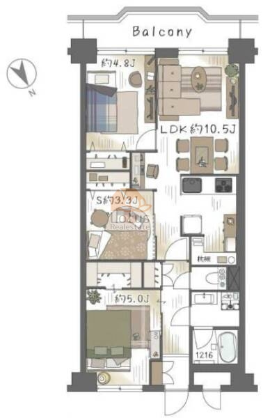 エクセル東陽町816間取図