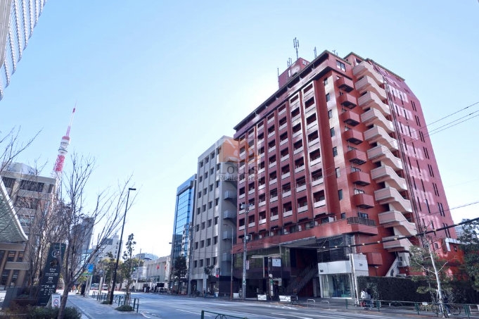 飯倉ヒルズ外観１｜飯倉ヒルズは、昭和54年築、13階建てのマンションです。
